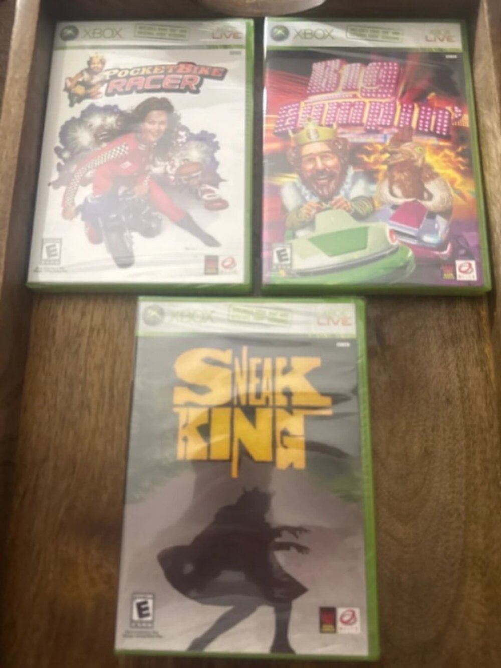 Lot of 3 XBOX Games Rated E New Sealed